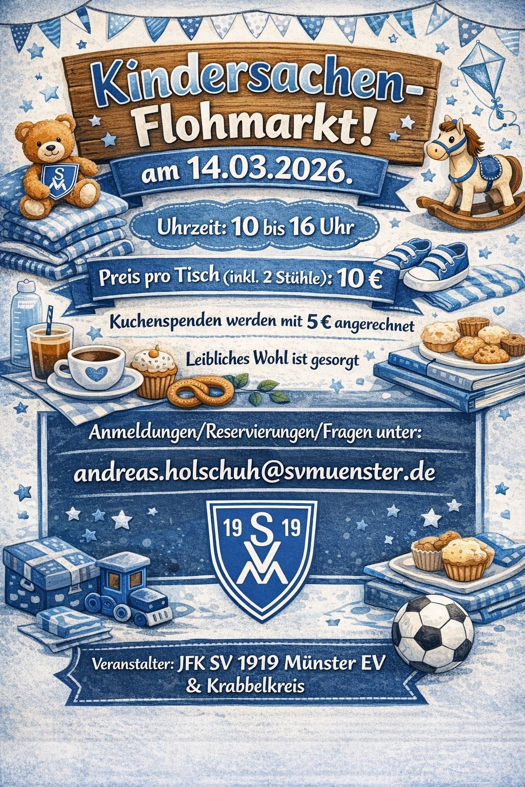 Flyer Kindersachenflohmarkt 14.03.2026